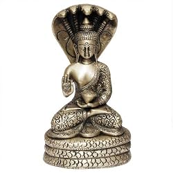 Handmade Meditating Buddha Statue Sitting Under the Snack