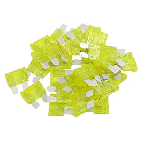uxcell® Auto Car SUV Boat ATC Blade Fuses Yellow 20A 30Pcs