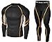 Tesla Men's Compression Under Base Layer Gear Wear 1 Shirt & 1 Pant Set