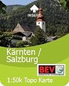 Satmap  Karte 1:50000 K&auml;rnten/ Salzburg f&uuml;r GPS Satellitennavigationsystem Active 10