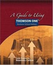 A Guide to Using Thomson ONE - Business School Edition