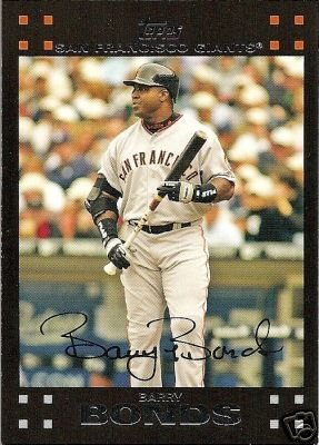2007 Topps San Francisco Giants Complete Team Set of 21 Baseball Cards (series 1 & 2) - Shipped in protective storage case - Includes Barry Bonds (SP - Short Print), Barry Zito, Omar Vizquel, Matt Cain, Ray Durham and more!