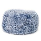 Hairy Cat Cushion Blue