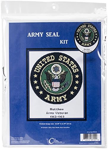 U.S. Army Emblem Counted Cross Stitch Kit-10.25"X12.75" 14 Count