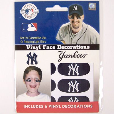 Buy NEW YORK YANKEES OFFICIAL LOGO EYE BLACK STRIPS by Party Animal