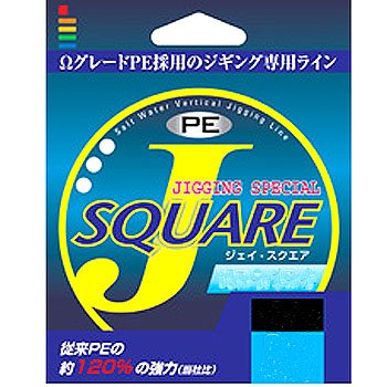 ジギングSP J-スクエアー 5色分け PEライン 660y 75lb GL566575
