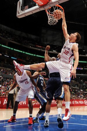 Memphis Grizzlies v Los Angeles Clippers: Blake Griffin Photographic Poster Print by Noah Graham, 12x18