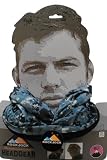 Multifunctional snood for men - scarf, hat, neck warmer, hood, balaclava with fleece section