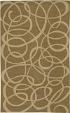 Rizzy Rugs GF-9007 2-Foot-by-3-Foot Garden Fun Area Rug, Modern Indian Tan / Marzipan