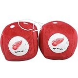 Detroit Red Wings Plush Fuzzy Dice by Fremont Die