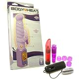 Pipedream Products Body Heat Self Warming Vibe Rabbit Vibrator Adult Sex Toy Kit