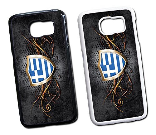 Samsung Galaxy Griechenland Athen 2 Hard Tasche Hülle Case Cover Schutz Handy Galaxy S6 Schwarz