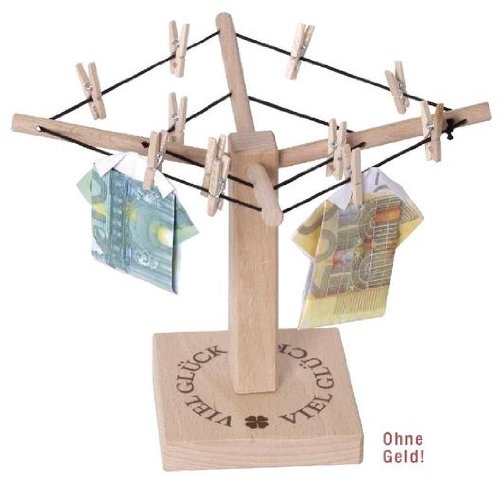 Geld-Wäschespinne