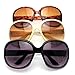 HuaYang Lady's Vintage Big Frame Sunglasses Goggles Shades Eyeglass(Leopard)