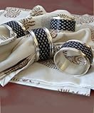 Buy Grehom Napkin Rings (Set of 4) - Black & Silver; Beautiful Gift; Made of Brass Knowing God: Walking through the Book of Books