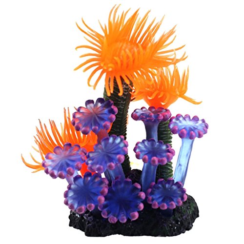 FEITONG Home Soft Artificial Resin Coral Fish Tank Aquarium Lovely Decoration