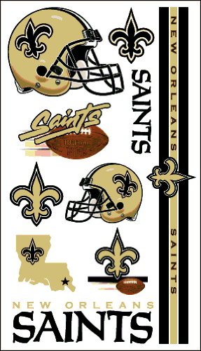 NFL Temporary New Orleans Saints Tattoo