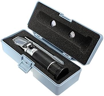 Lightmundo DUAL SCALE 0-32% Brix and 1.000-1.130SG Wort Refractometer RSG-100ATC Beer Home Brew
