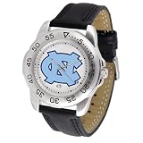 North Carolina Tar Heels NCAA Sport Mens Watch (Leather Band)
