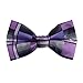 DBD7C04-06 Design Checkered Hallowmas Microfiber Pre-Tied Bow Ties By Dan Smith