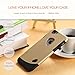 iPhone 6 case, Slicoo® [Lifetime Warranty] Dual-layer TPU Rubber Protective Carrying Cover Case for iPhone 6 (4.7 inch) (Gold)