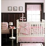 MiGi Pink Blossom 4 pc Crib Set
