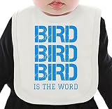 Bird Bird Bird In The World Funny ネクタイを有する有機ビブ Medium