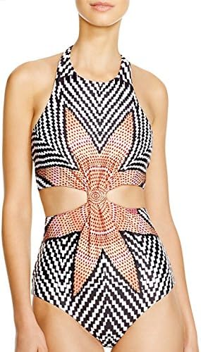 AINNIES Maple Leaf Painting swimwea ladies sexy bikini swimsuit with chest pad no leakage back steel plate swimsuit one-piece swimwear