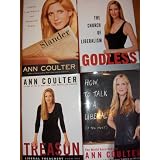 4 Book Set: How to Talk to a Liberal If You Must/Treason/Slander/Godless