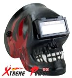 XPUSA Burning Skull Welding Helmet (BLACK)