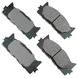 Akebono ACT1222 ProACT Ultra-Premium Ceramic Brake Pad Set by Akebono