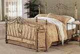 Iron Queen Headboard And Foot Board In Rust Finish