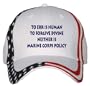 To err is human, to forgive divine - neither is marine corps policy USA Flag Hat / Baseball Cap
