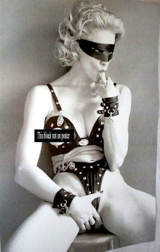 Madonna Poster Sex Leather Pose Madonna Poster Sex Leather Pose