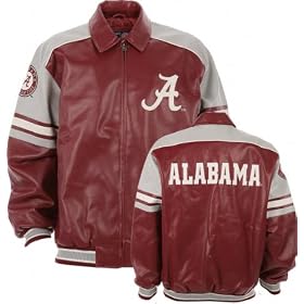 Alabama Crimson Tide 2009 Faux Leather Jacket