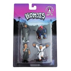 Homies The Collectors Series Set #4 Shadow, Home Lee, Mastablaster und Old School Sammelfiguren, 6cm