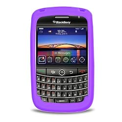 RIM BlackBerry Tour2 9650 for Verizon & Sprint Silicone Skin Case Purple