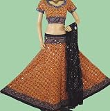 LEHENGA CHANIYA CHOLI LENGHA BOLLYWOOD FASHION DRESS M