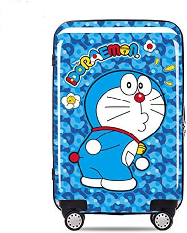 Doraemon Spinner Universal Rolling Wheel Suitcase Luggage 20" Blue