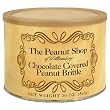 The Peanut Shop of Williamsburg Chocolate Covered Peanut Brittle, 20-Ounce Tin