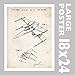 Star Wars X-wing Fighter Patent Unframed Poster, 18x24 inch