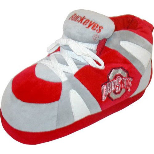 ComfyFeet Ohio State Buckeyes Slippers - Ohio State Buckeyes LG- Unisex 8 - 9.5