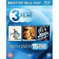 Blu-ray Starter Pack (Fast & Furious/Gladiator/Wanted)