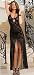 Glamorous Black Stretch Lace & Chiffon Night Gown!