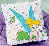 Tinker Bell Big Stitch Cross-Stitch Pillow Kit