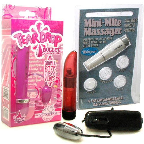 Doc Johnson Tear Drop Bullet and Controller Adult Sex Toy Kit