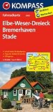 Elbe - Weser-Dreieck - Bremerhaven - Stade 1 : 70 000: Fahrradkarte. GPS-genau