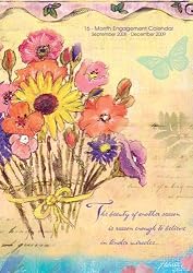 Flavia Siena 2009 16 Month Weekly Engagement Planner Calendar