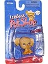 Littlest Pet Shop Cocker Spaniel Dog with Pink Crown