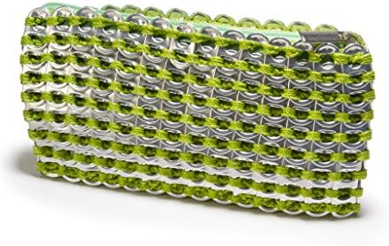 Soda pop-top purse 'Chica Rosa Lime Green' by Escama Studio